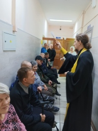 Молитва о недужных в центре социальной адаптации