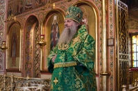 Митрополит Артемий возглавил Божественную литургию в Гефсиманском скиту Троице-Сергиевой лавры