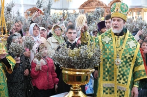 Хабаровчане отпраздновали Вербное воскресенье