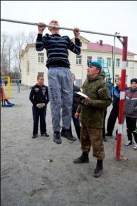 Юные патриоты сдали комплекс ГТО на освященной полосе препятствий