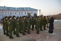 Военнослужащие в гостях у воинов Христовых