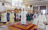 В праздник Преображения Господня митрополит Артемий совершил Божественную литургию в сослужении двух епископов