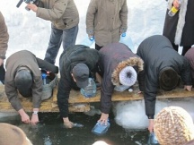 Сахалин празднует Богоявление (19 января 2010 года)