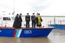 Крестный ход на Большой Уссурийский остров. Встреча мощей св.блгв.кн. Александра Невского. 22 июня 2011г.