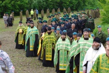 Крестный ход на Большой Уссурийский остров. Встреча мощей св.блгв.кн. Александра Невского. 22 июня 2011г.