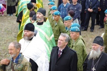 Крестный ход на Большой Уссурийский остров. Встреча мощей св.блгв.кн. Александра Невского. 22 июня 2011г.