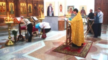 Свято-Елизаветинский храм принял ковчег с мощами Александра Невского. 23 июня 2011г.