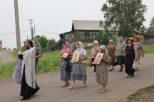 Миссионерская поездка в п. Малышево, 8 июля 2011 год.