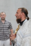 Молебен для сотрудников и водителей городских такси в Спасо-Преображенском соборе г.Хабаровска. 16 июля 2011г.