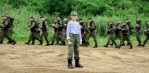 Военно-патриотический сбор Центра допризывной подготовки «Ратник». Лето 2011 г.