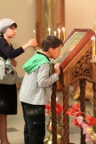 Молебен на начало учебного года в храме преп. Серафима Саровского. 1 сентября 2011г.