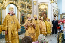 Глава Приамурской митрополии принял участие в Литургии в Свято-Духовом кафедральном соборе г. Минска. 12 июля 2016 г.