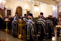 Вечерня с Чином прощения в Спасо-Преображенском кафедральном соборе