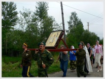  Крестный ход с образом Албазинской иконы Божией Матери в Еврейской АО